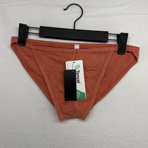 Todd Sanfield Brief Men's Small Pink Terracotta Essential Endurance Tencel NEW - Picture 1 of 5